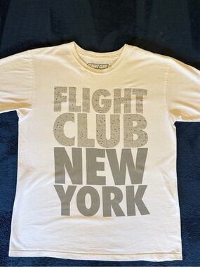 Flight Club New York Short Sleeve Tee - White